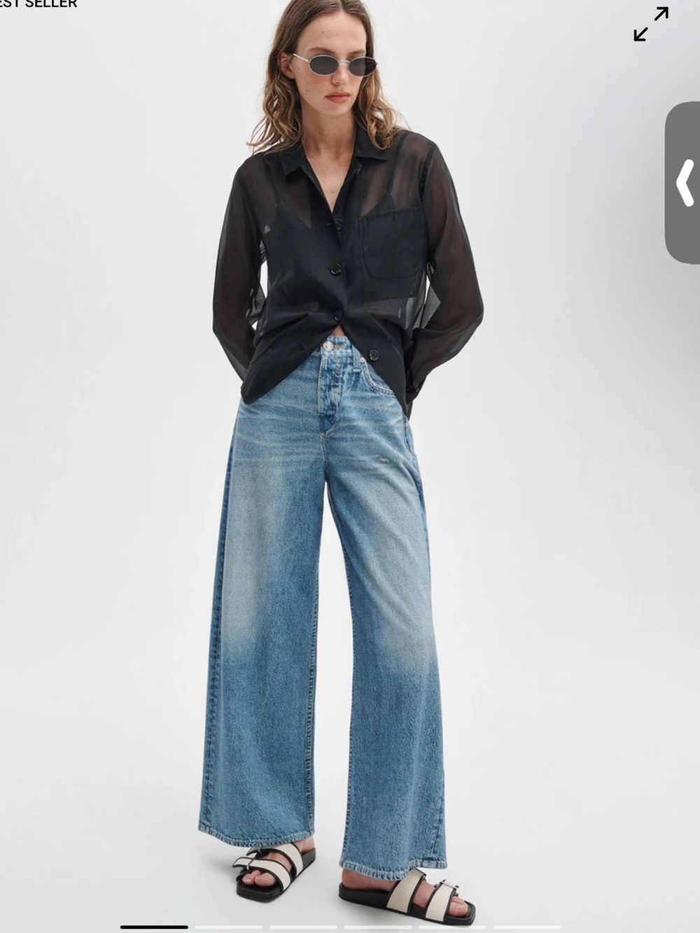 Rag & Bone Miramar Sofie Ankle-Length Pant Faux Denim Pants Size 30 - Picture 2 of 16